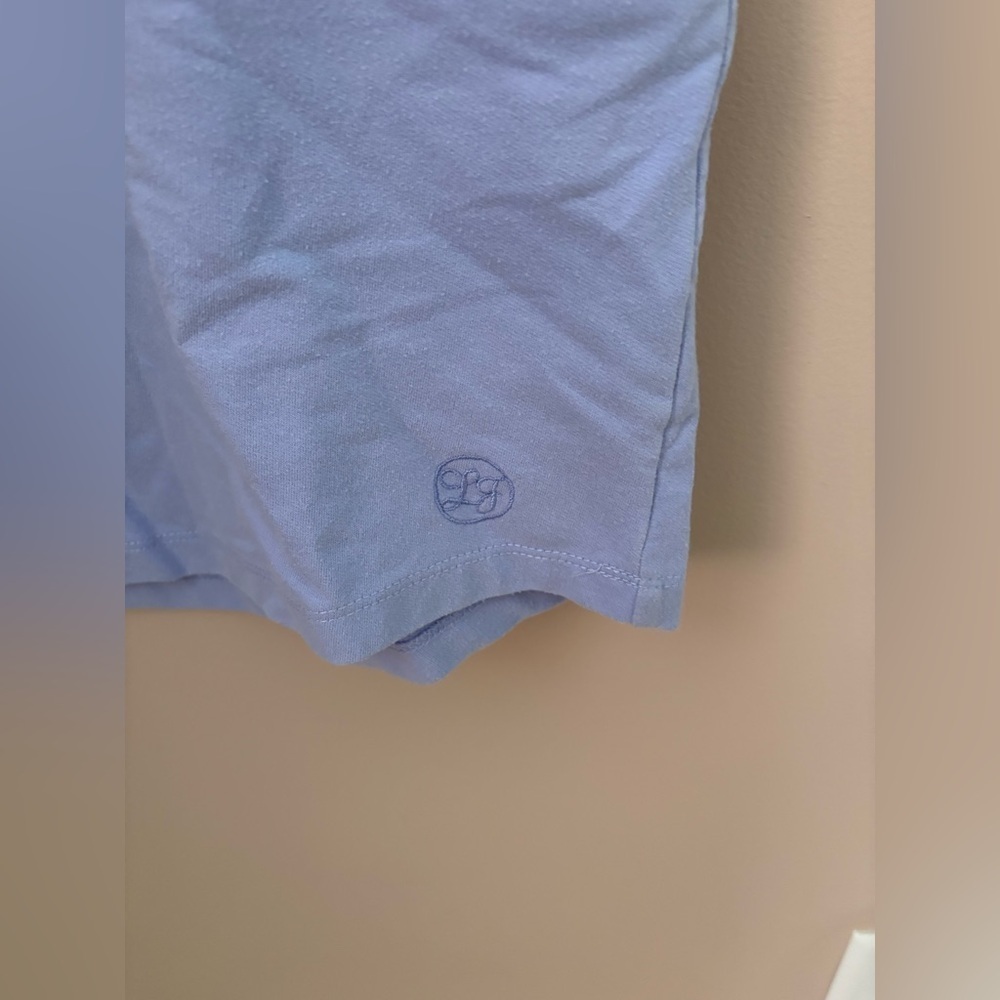 Lauren James Light Blue Mini V-neck Dress size L - Picture 3 of 5